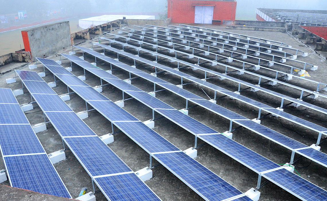 A total of 584 solar panels will be installed providing over 500kwh of power